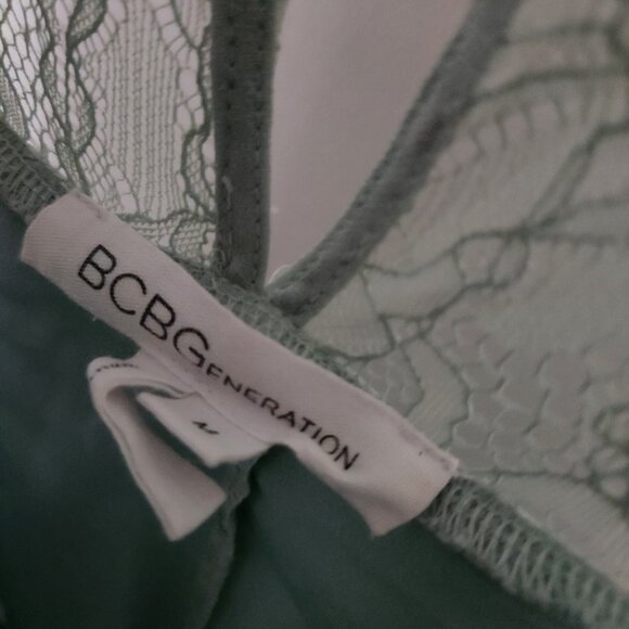 BCBGeneration Spring Light Foam Jade Green Dress - Size M - Picture 6 of 7